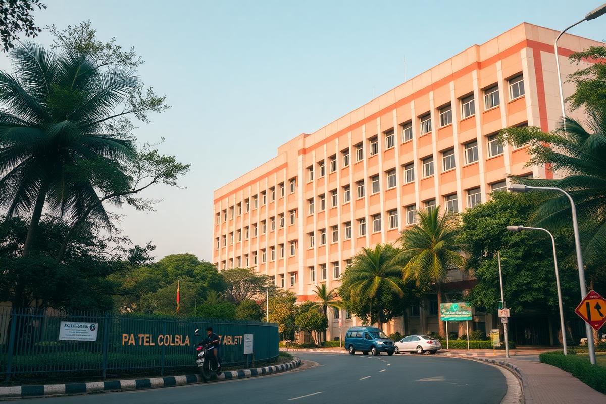 Typical city and campus setting for MBBS students in Bangladesh
